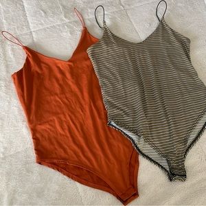 Straps tank top bodysuits